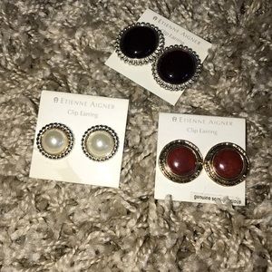 Lots 3.   / clip earrings